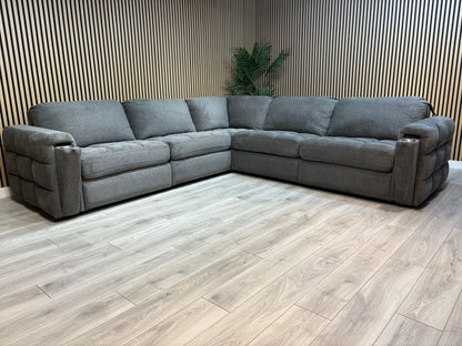 DFS - MAVAM Modular Premium Fabric 2 Corner 2 Sofa + Footstool - RRP £3499
