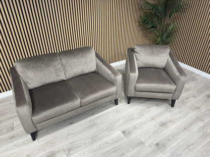 John Lewis BAILEY Style Fabric 2 Seater + Armchair Set - RRP £2590
