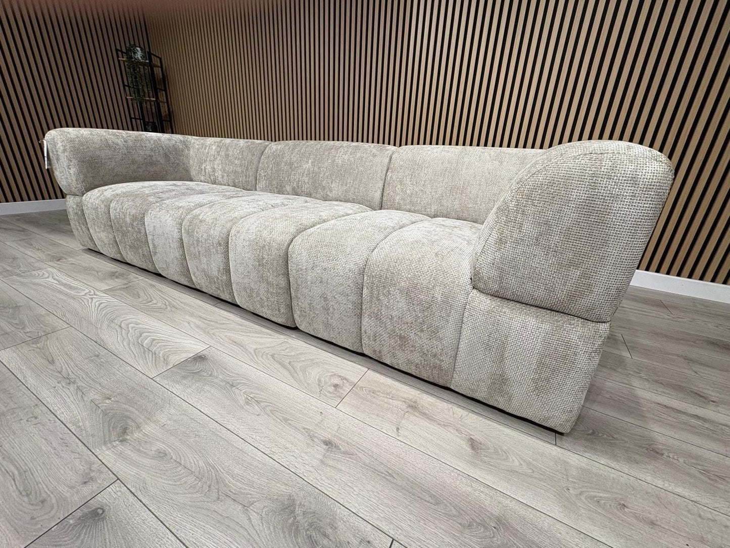 Taskers KIRWIN Large Fabric 3 Seater Sofa + Footstool - RRP £2,999