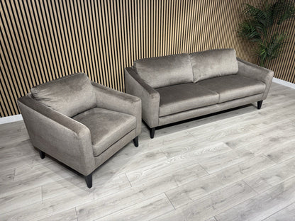 John Lewis BAILEY Style Fabric 3 Seater + Armchair Set - RRP £2995