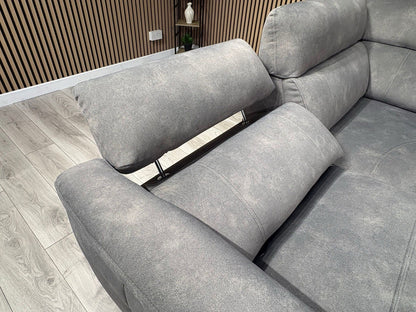Furniture Village MOET Fabric 2 Corner 2 Power Recliner Sofa RRP £3295