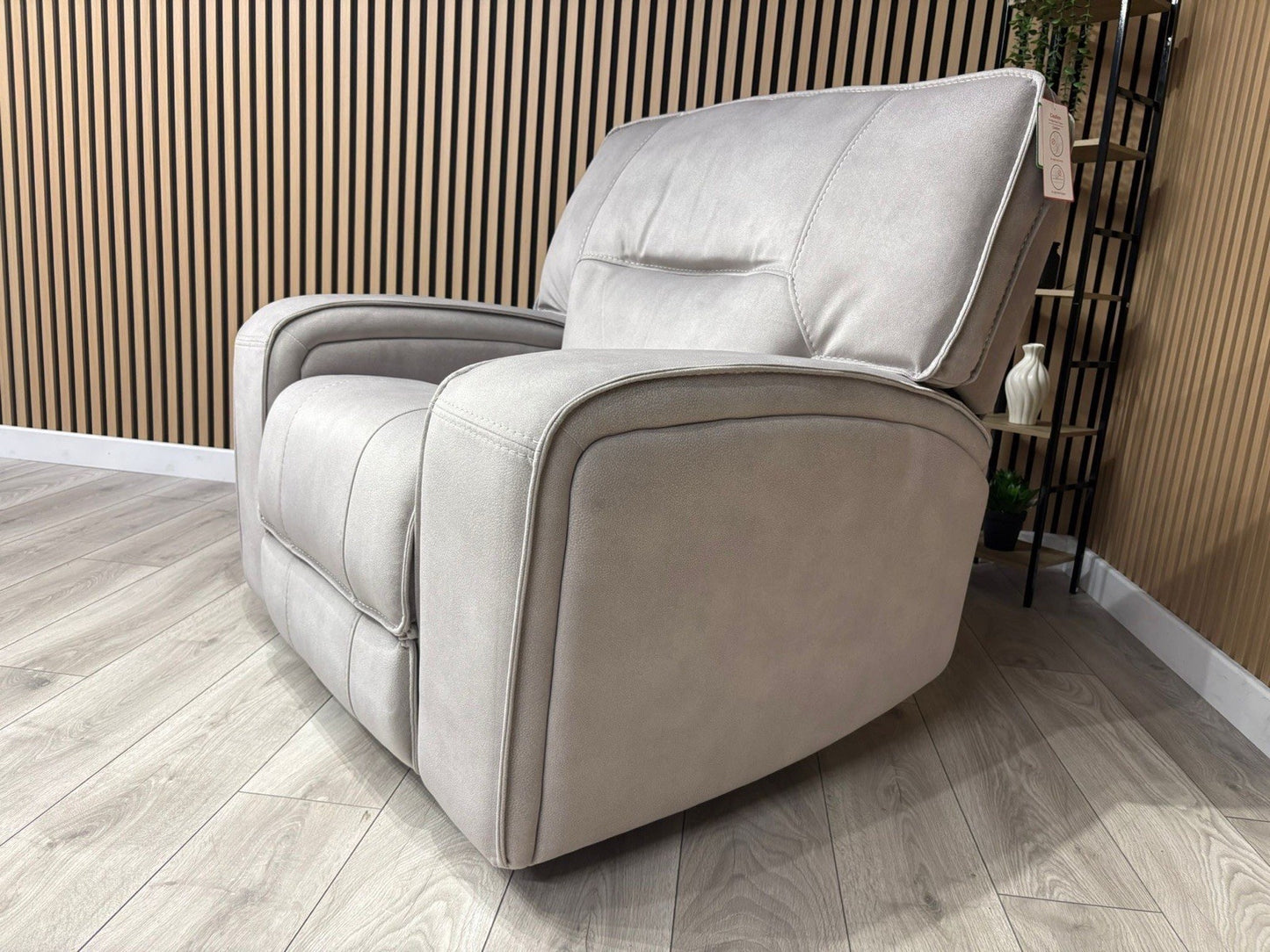 DFS - EXCALIBUR Fabric Power Recliner Armchair - RRP £1,299