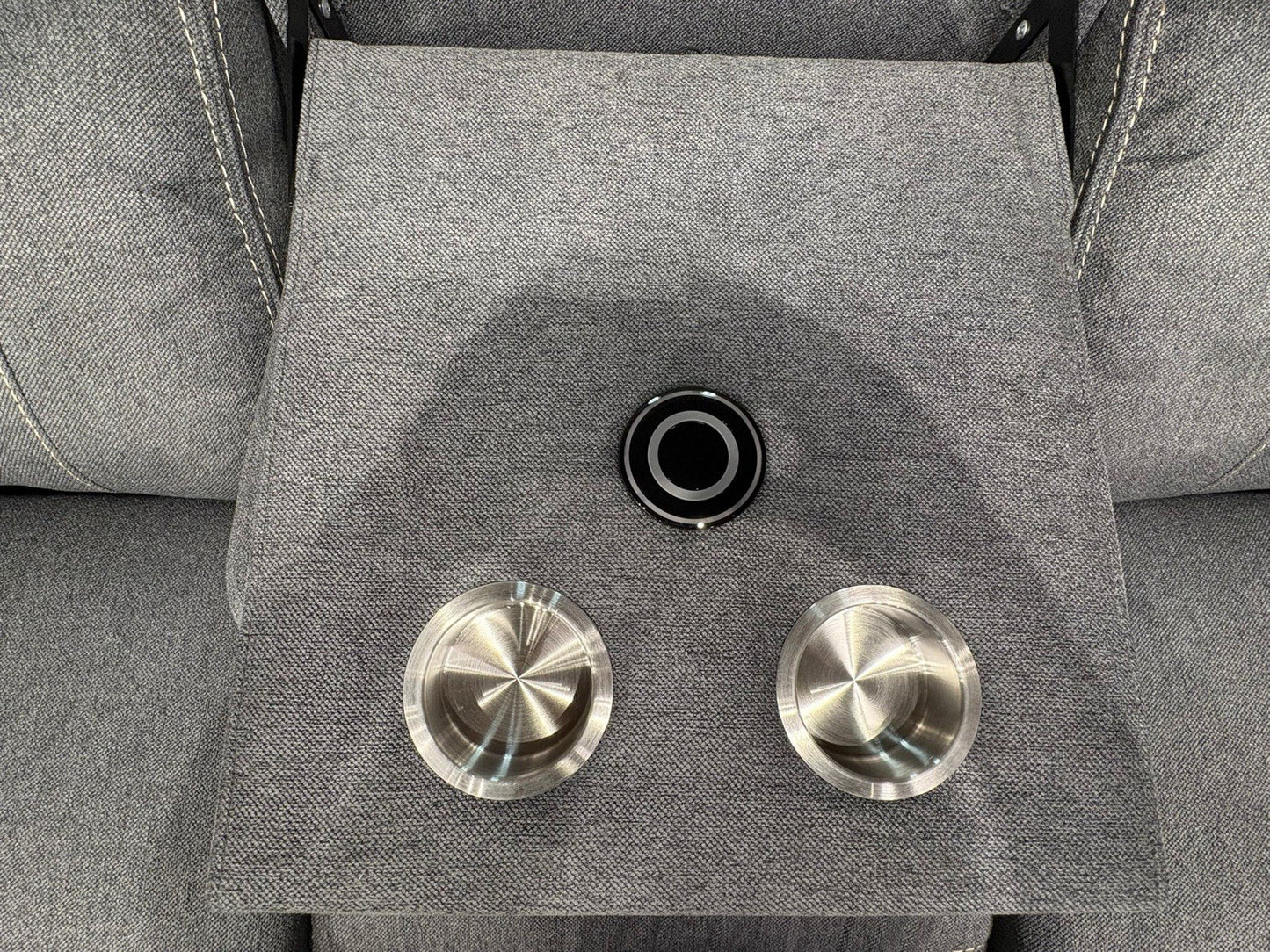 Galaxy Fabric 3 Seater + Armchair, Power Recliner Media Sofa Set - RRP £3190