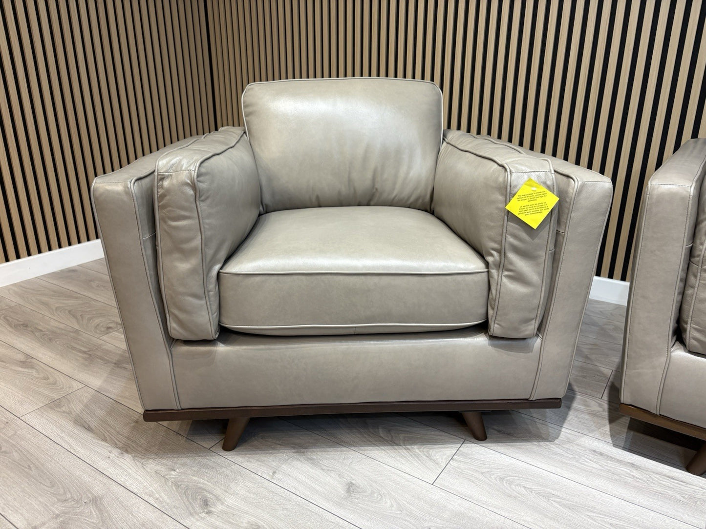 John Lewis Sample VALENCIA 3 Seater + 2 Seater + Armchair Leather Sofa Set
