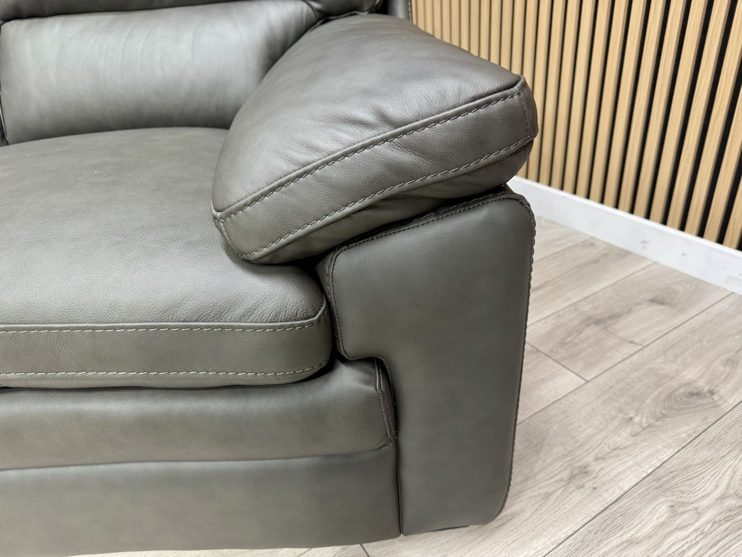 DFS Brooker Leather 3+3 Seater Static Sofa Set  - RRP £3790