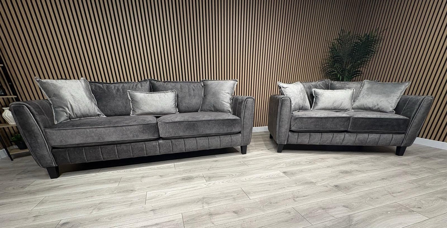 DFS - Cherished Style 3 + 2 Seater Sofa Set, Formal Back - RRP £2,399