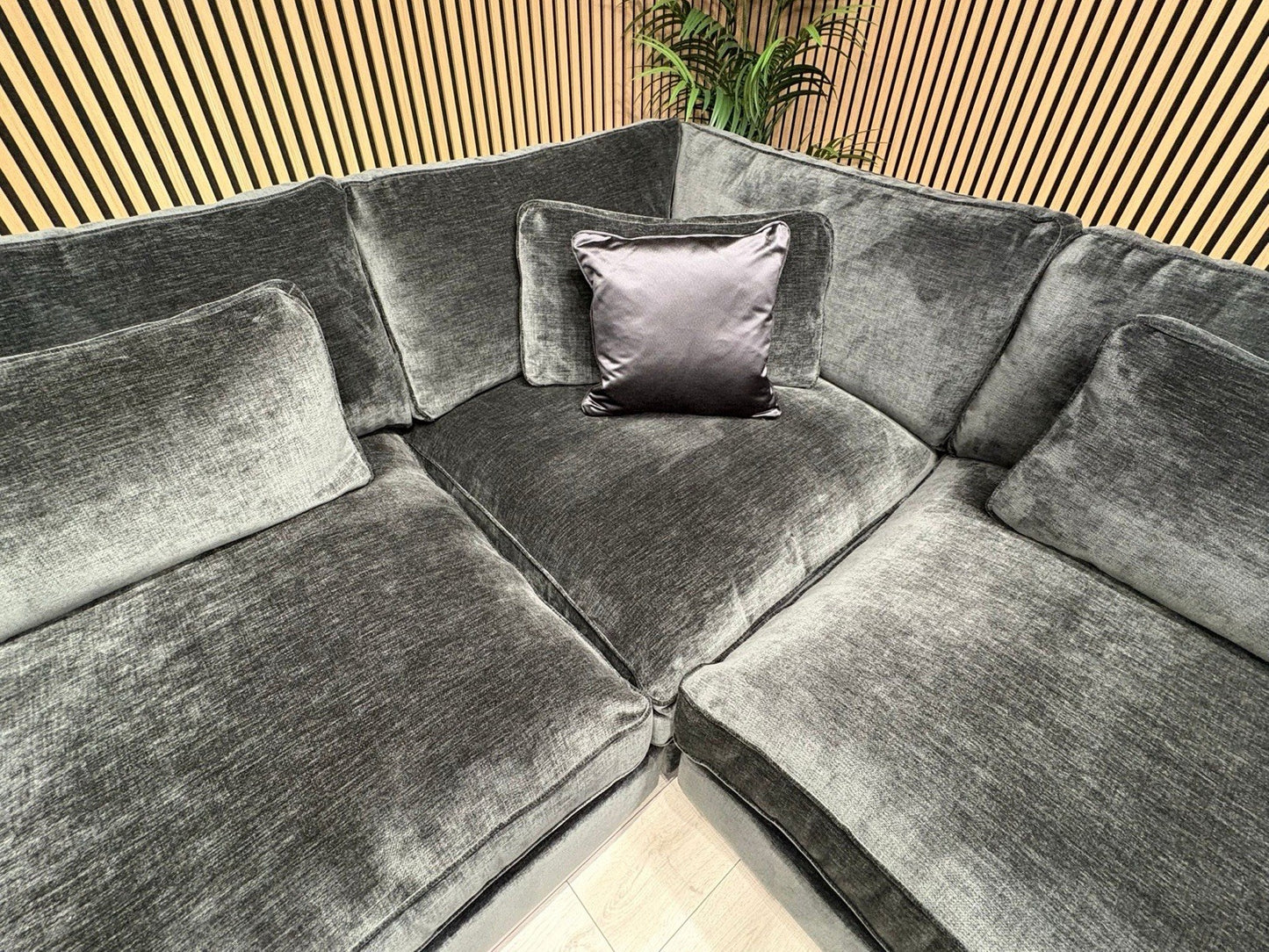 Sofology CAVALLI Fabric Modular 3 Corner 3 Sofa, Slate  - RRP £5,499