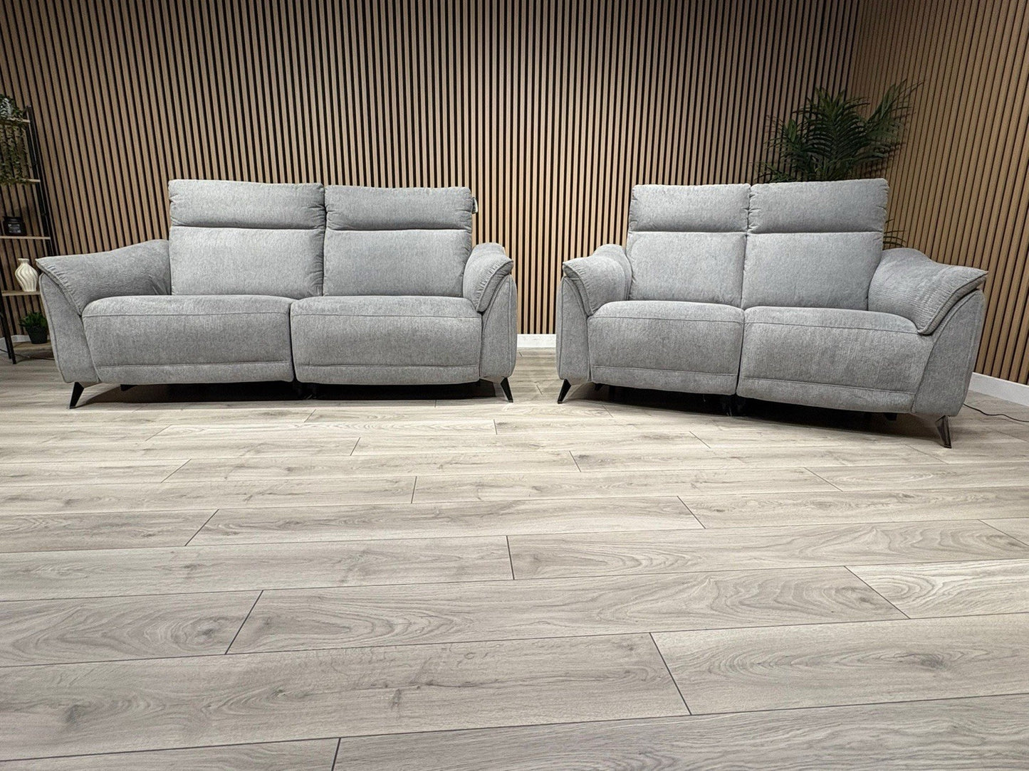 Vicenza Fabric Power Recliner 3 + 2 Seater Sofa Set - RRP £3599