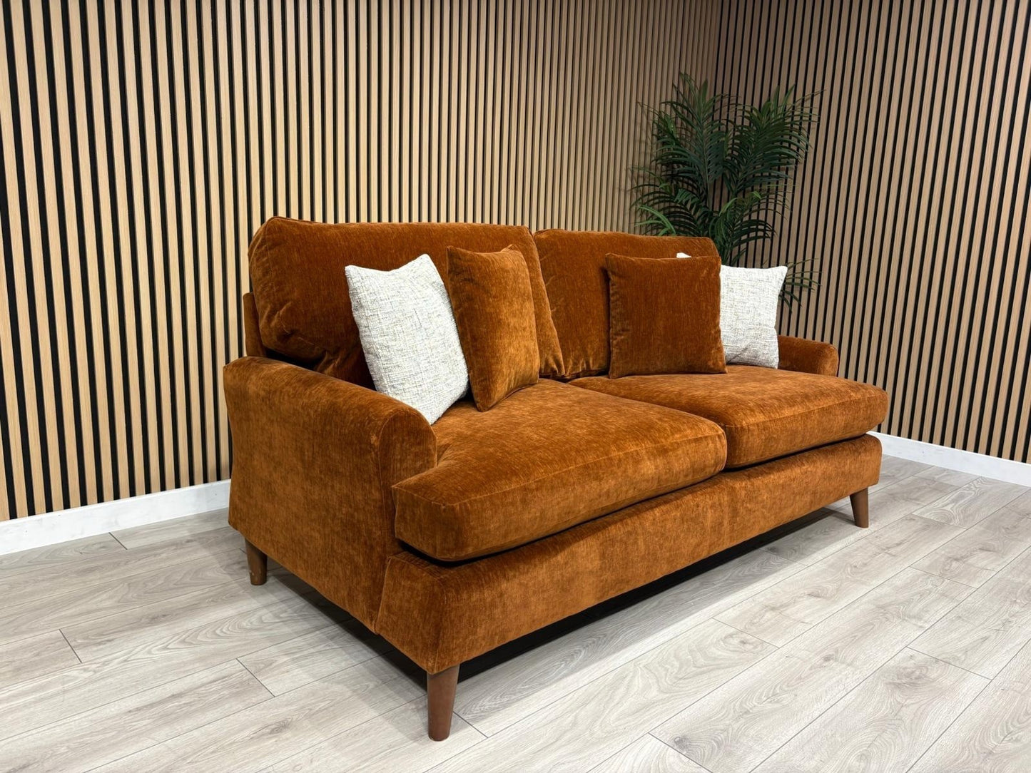 Furniture Village JACKSON Fabric Velvet 3 Seater Sofa - RRP £995