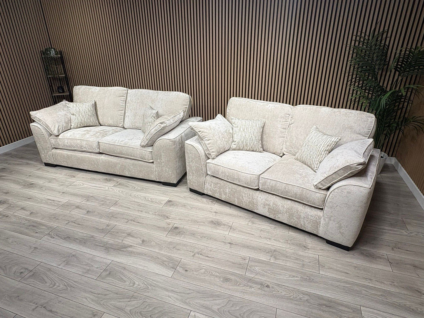 NEXT Stamford Style Fabric 3 Seater + 2 Seater Sofa Set - RRP £2450