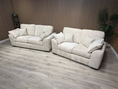 NEXT Stamford Style Fabric 3 Seater + 2 Seater Sofa Set - RRP £2450