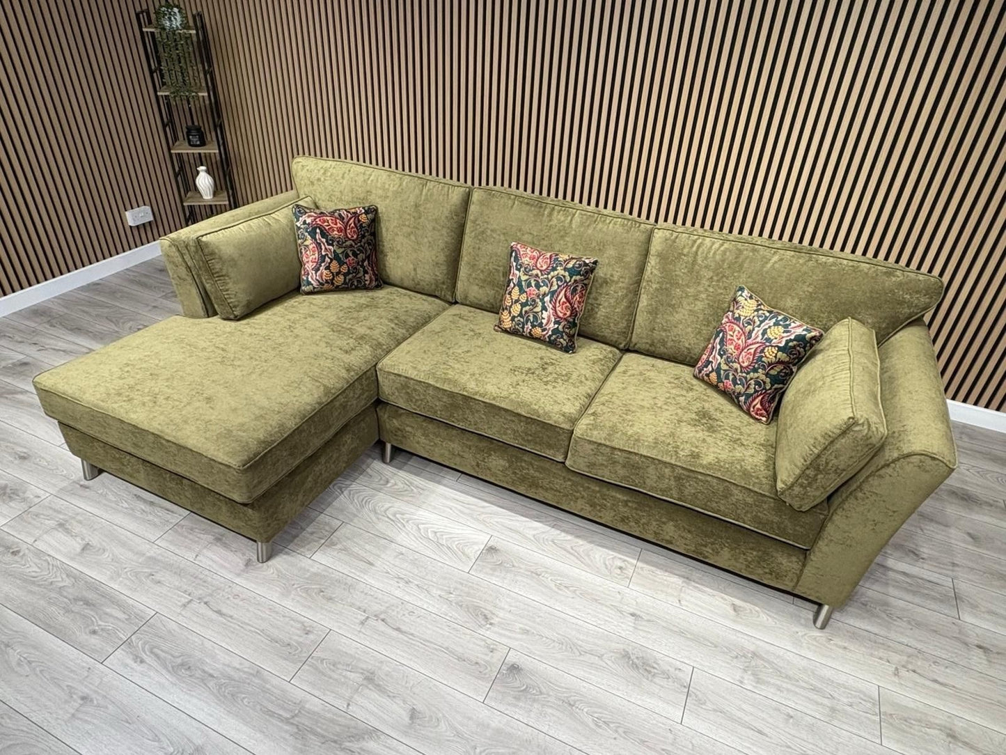 Furniture Village SASHA Fabric Large LHF Chaise Corner Sofa - RRP £3,295