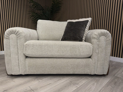 Charlie Marble Arch Style 3 Seater + Love Chair Fabric Sofa Set - RRP £3098