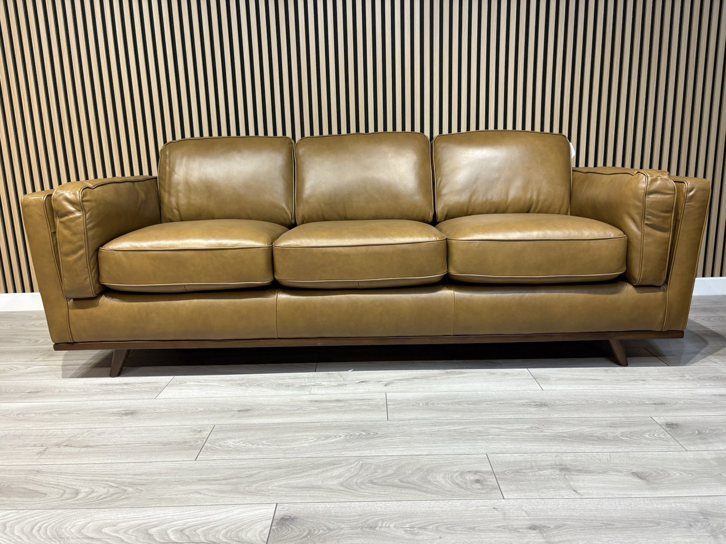 John Lewis Sample VALENCIA 3 Seater + 2 Seater Leather Sofa Set - RRP £4,398