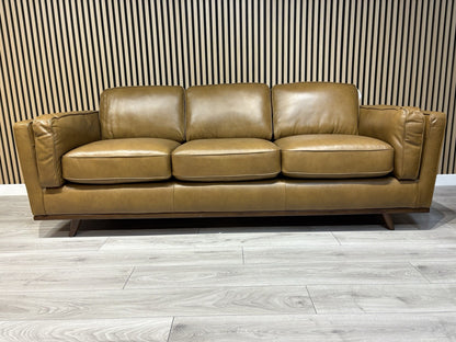 John Lewis Sample VALENCIA 3 Seater + 2 Seater Leather Sofa Set - RRP £4,398