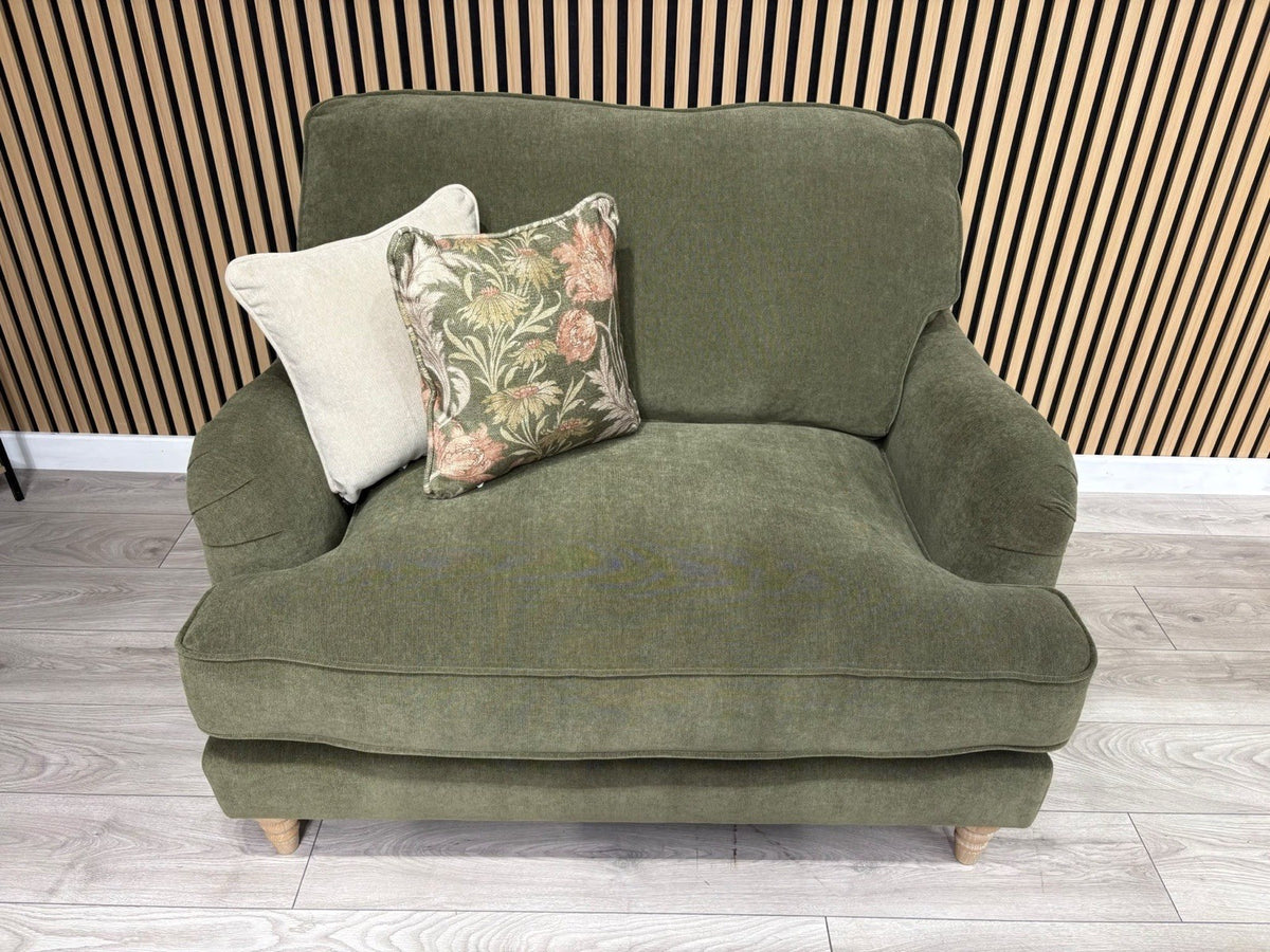 Laura Ashley HERITAGE Style Fabric Love Chair / Armchair - RRP £1,499