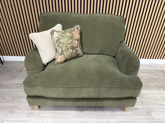 Laura Ashley HERITAGE Style Fabric Love Chair / Armchair - RRP £1,499