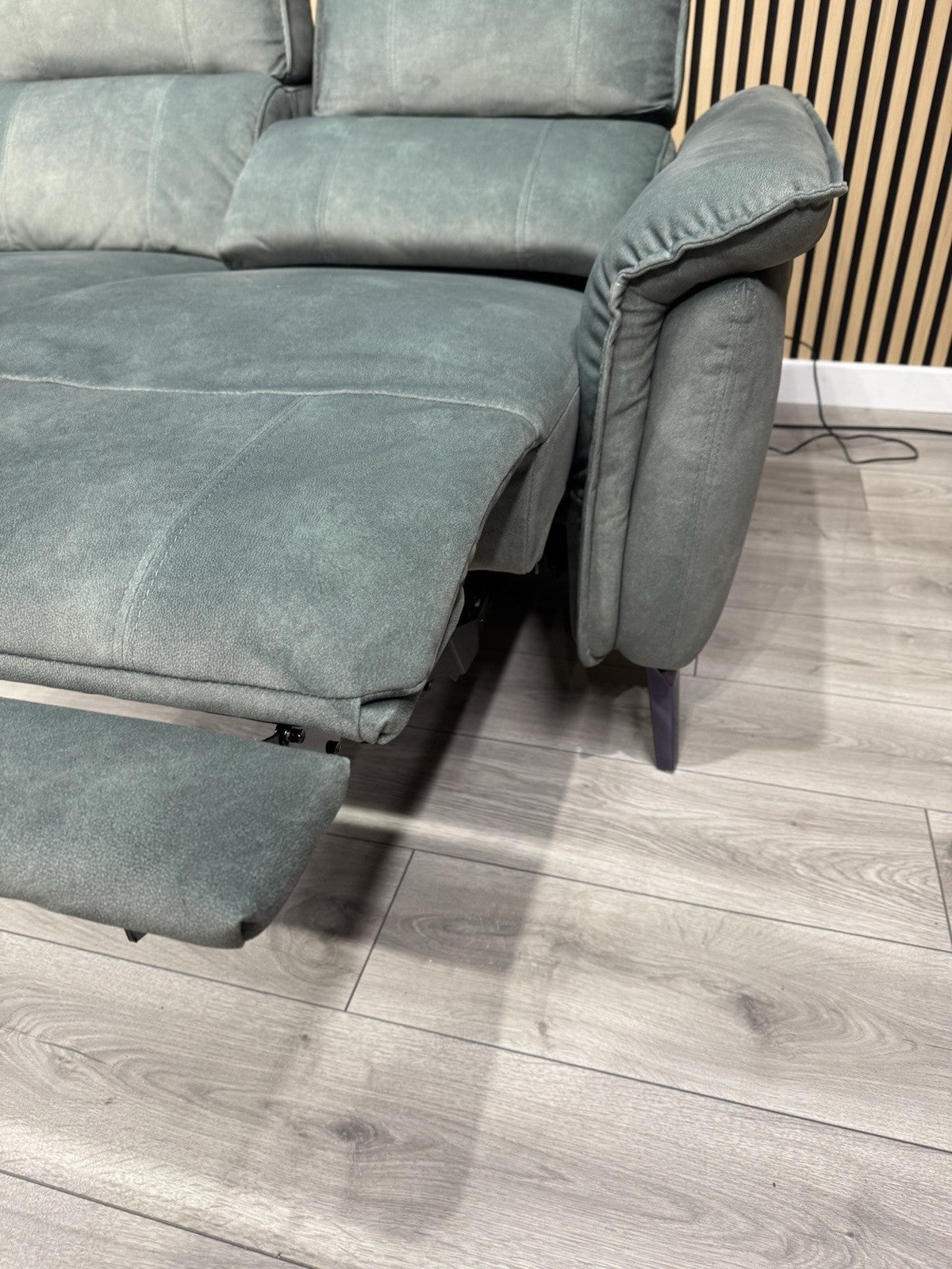 Furniture Village JUDE Fabric 2 Seater Power Recliner Sofa, Fern - RRP £1,895