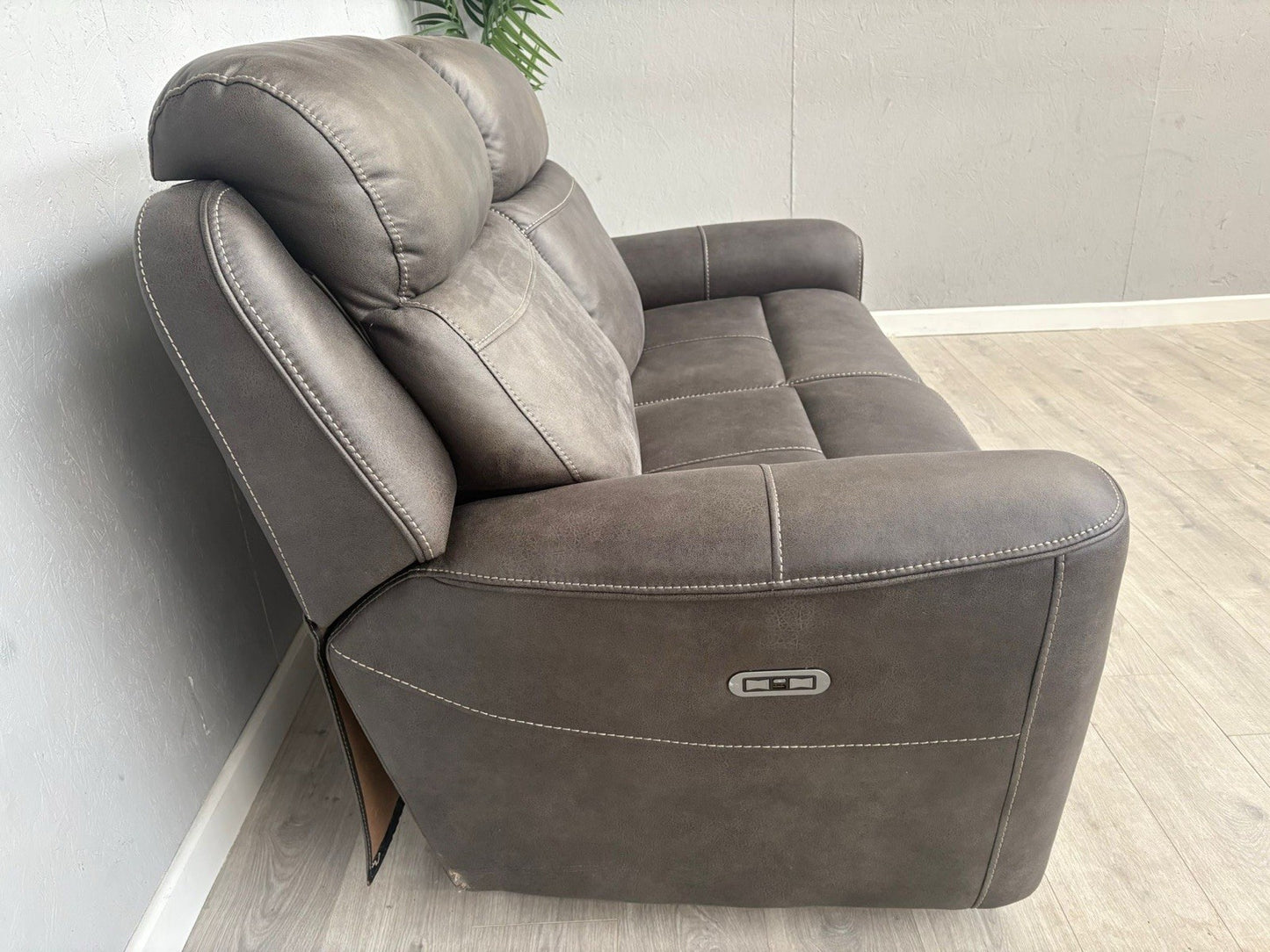 DFS - EIGER Fabric 2 Seater Power Recliner Sofa - RRP £1,899