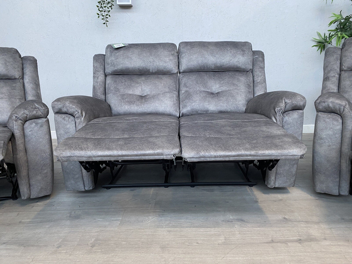 DFS - CASIMIR Style Fabric 2 Seater Sofa + 2 x Armchairs, Recliners - RRP £2,297