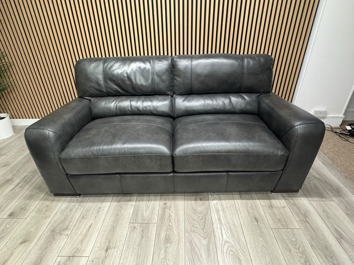 ScS Sisi Italia LUCCA Leather 2 x 3 Seater Sofa Set - RRP £4498