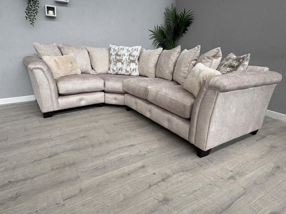 Furniture Village - Aura Classic Back LHF Corner Sofa RRP - £3495