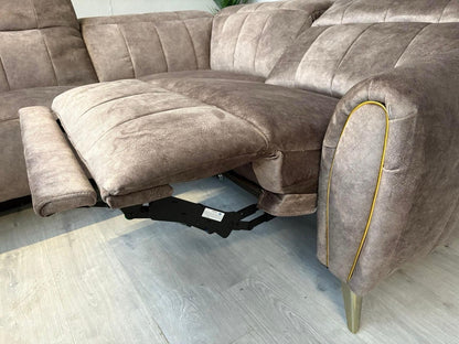 DFS Lidia Right Hand Facing Open Chaise Power Recliner Corner Sofa - RRP £1899