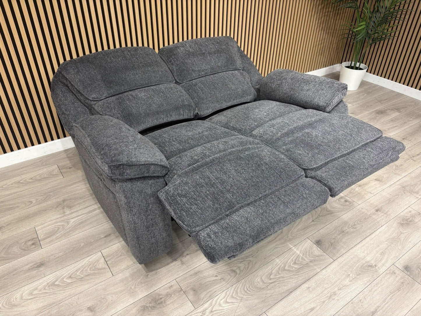 ORLANDO Fabric 2 Seater Power Recliner Sofa - RRP £1599