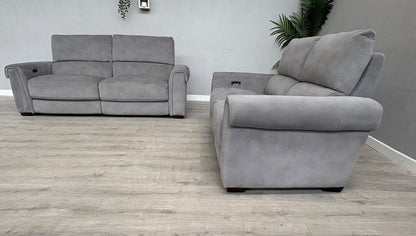 Furniture Village NIXON Fabric 3+2 Seater Power Recliner Sofa Set - RRP £2,290