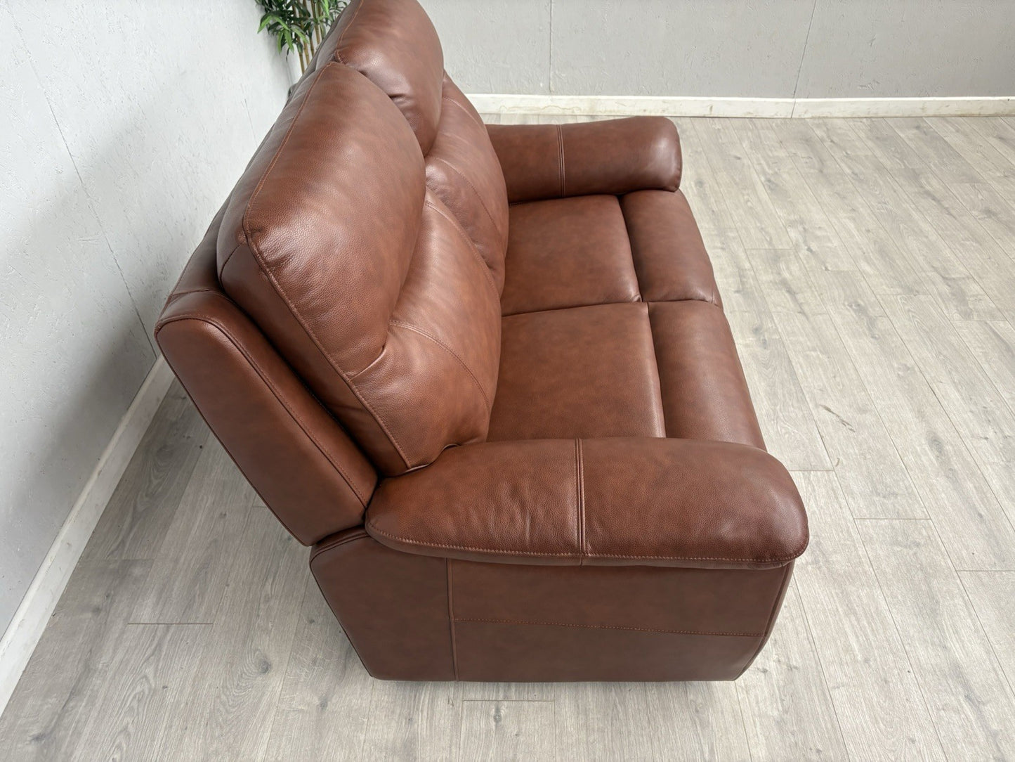 Furniture Village SLOANE Leather 2 Seater Sofa - RRP £1,295