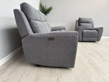 DFS Gilford 3 Seater Sofa + Armchair Power Recliner Sofa Set - RRP £1,748