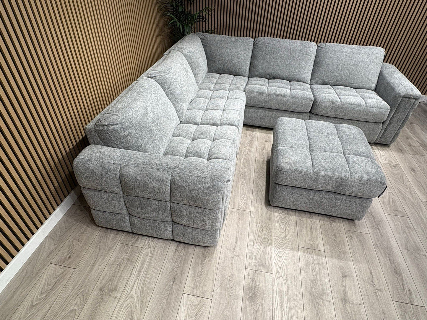 DFS - MAVAM Modular Premium Fabric 2 Corner 2 Sofa + Footstool - RRP £3499