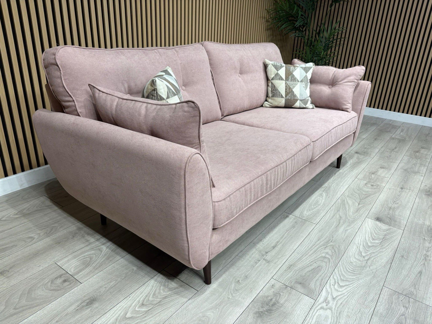 DFS Zinc Fabric 3 Seater Sofa RRP £879