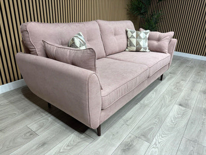 DFS Zinc Fabric 3 Seater Sofa RRP £879
