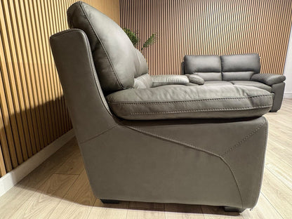 DFS Brooker Leather 3 Seater + 2 Seater Static Sofa Set  - RRP £3690