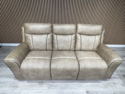 DFS 3 Seater + 2 Seater Fabric Power Recliner Sofa Set - RRP £3698