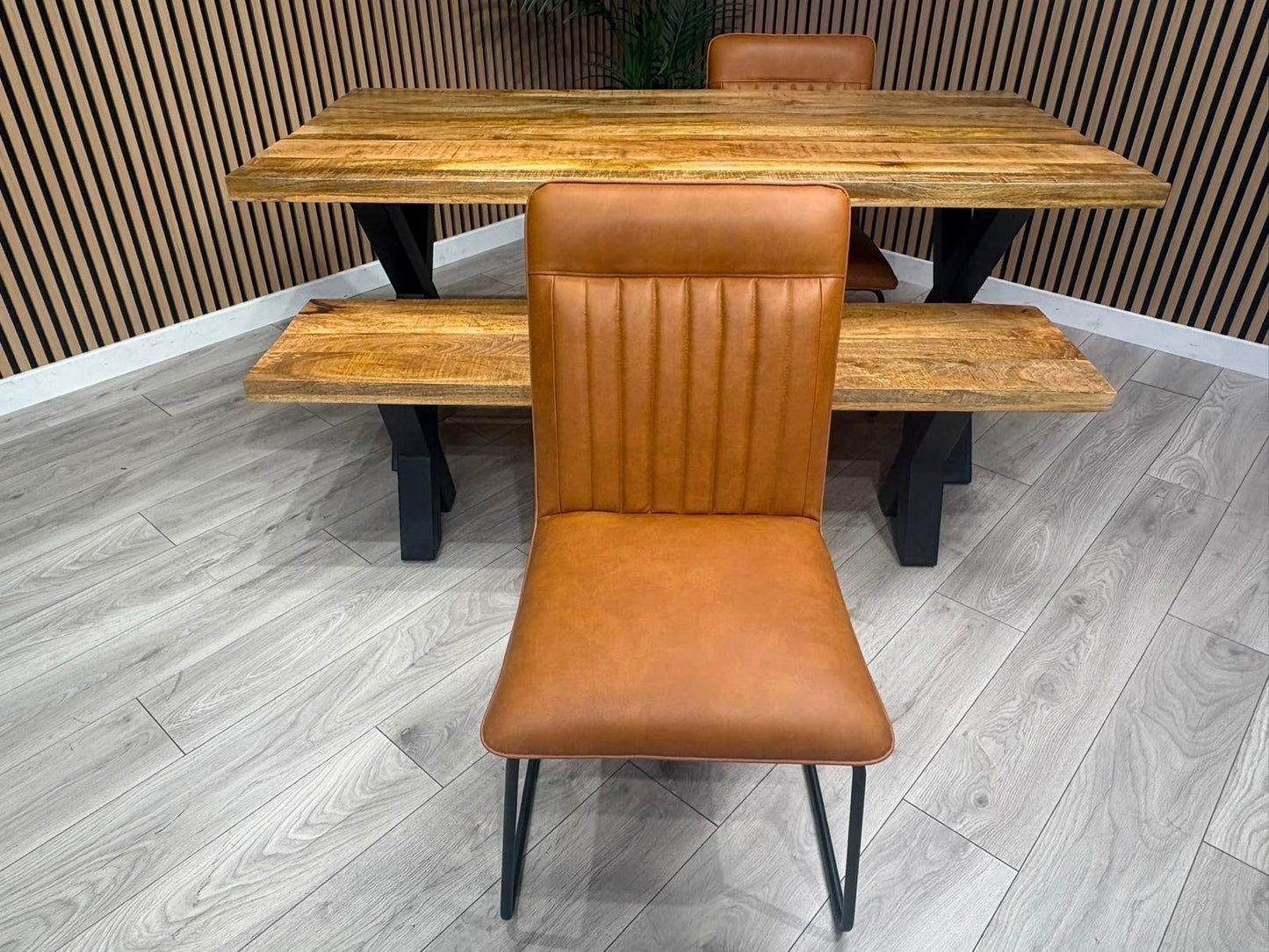 Next Sample - Cuba Mango Wood Dining Set, Different Combinations Available