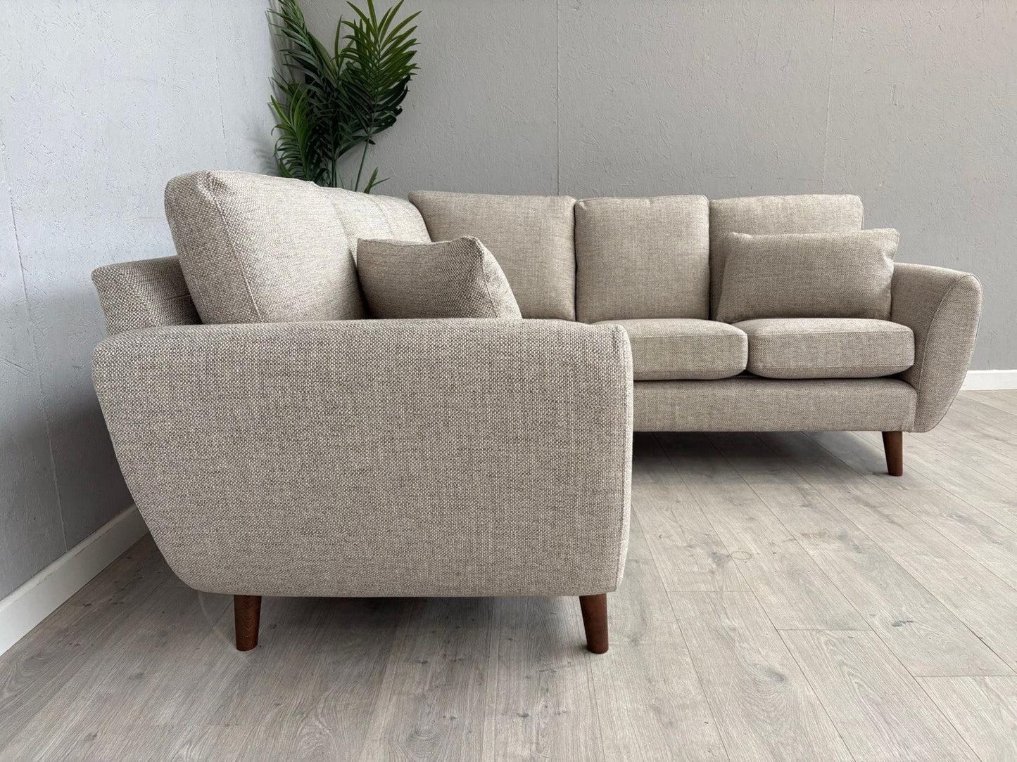 NEXT - WILSON Fabric Small Corner Sofa ( 2 Corner 2 ) Mid Natural - RRP £1,550
