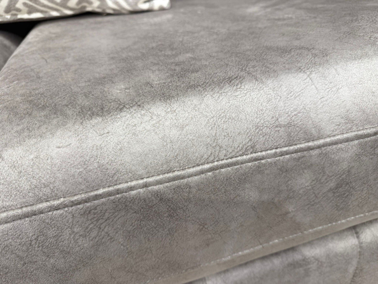 DEVINE Glamour Large Fabric 4 Seater Sofa + Love Chair Armchair - RRP £2,598