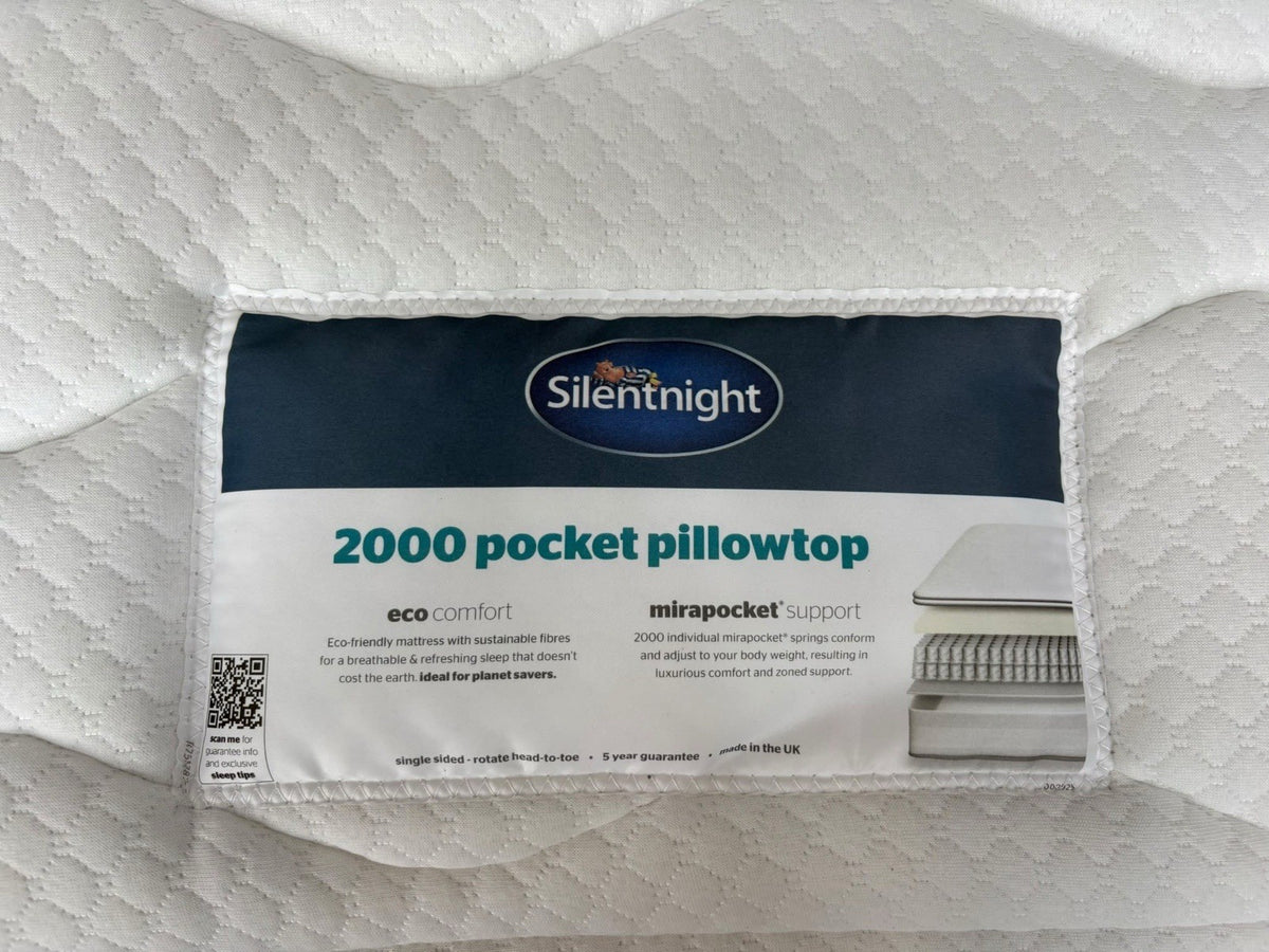 Silentnight 2000 Pocket Pillowtop 4ft 6 Double Mattress - RRP £899