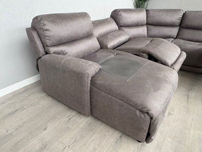 F.V LINK Fabric Corner Chaise Power Sofa, READ DESCRIPTION - RRP £2795