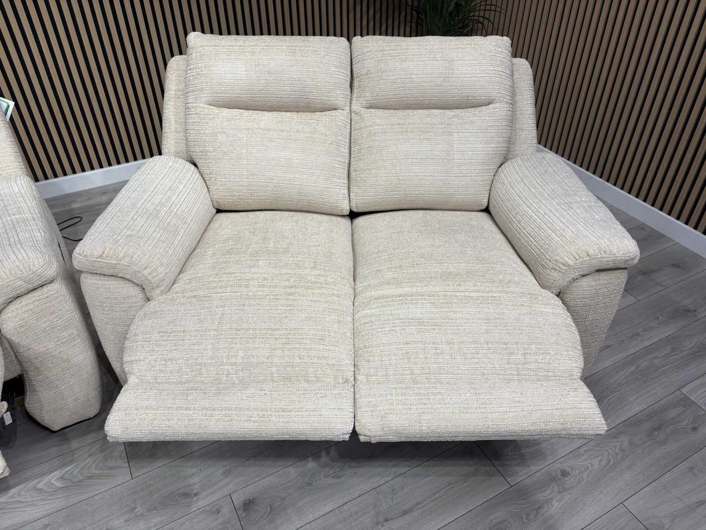 NAVONA 3 Seater + 2 Seater Fabric Sofa Set, Power Recliners - RRP £3,298