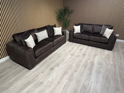 DEVINE Glamour Fabric Sofa Set, Bournville - Different Combinations Available