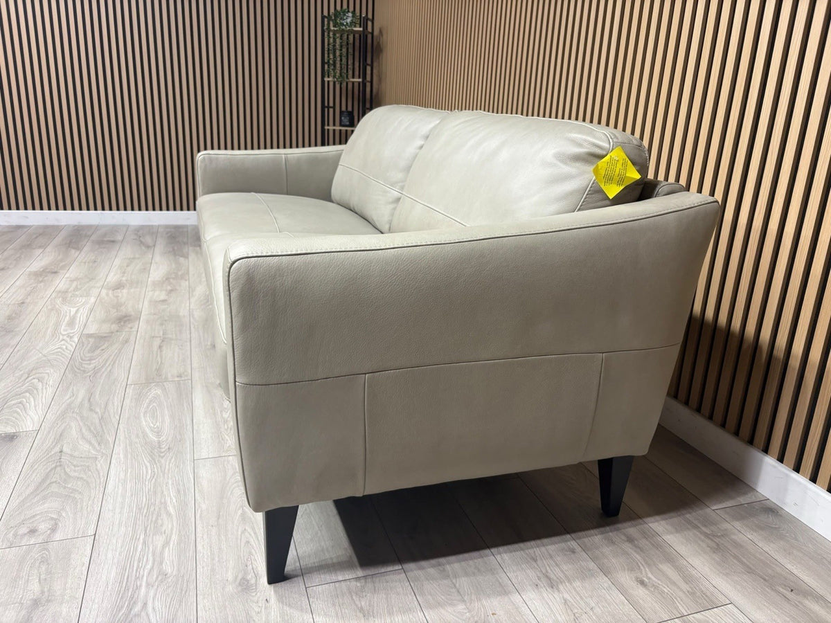 John Lewis BAILEY Style 3 Seater Leather Sofa RRP £2395