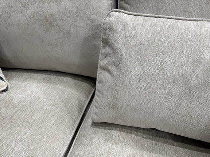 Sofology CAVALLI Style Fabric Open Chaise Corner Sofa + Footstool RRP £5398 Made To Order