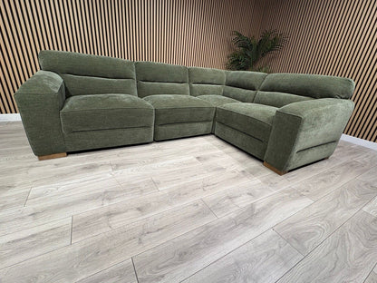 Denver Fabric Modular Corner Sofa ( RHF or LHF ), Dark Sage  - RRP £2399