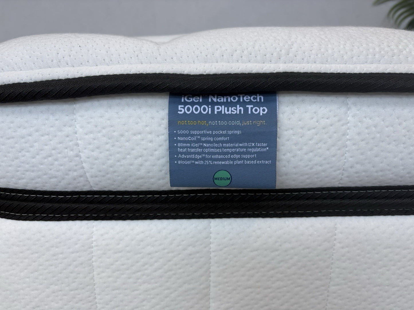 IGEL Nanotech 5000i 5ft Kingsize Mattress, Medium - RRP £2,099
