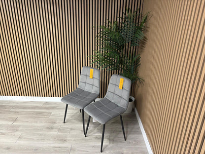 NEXT Sample - Brushed velvet dining chair
