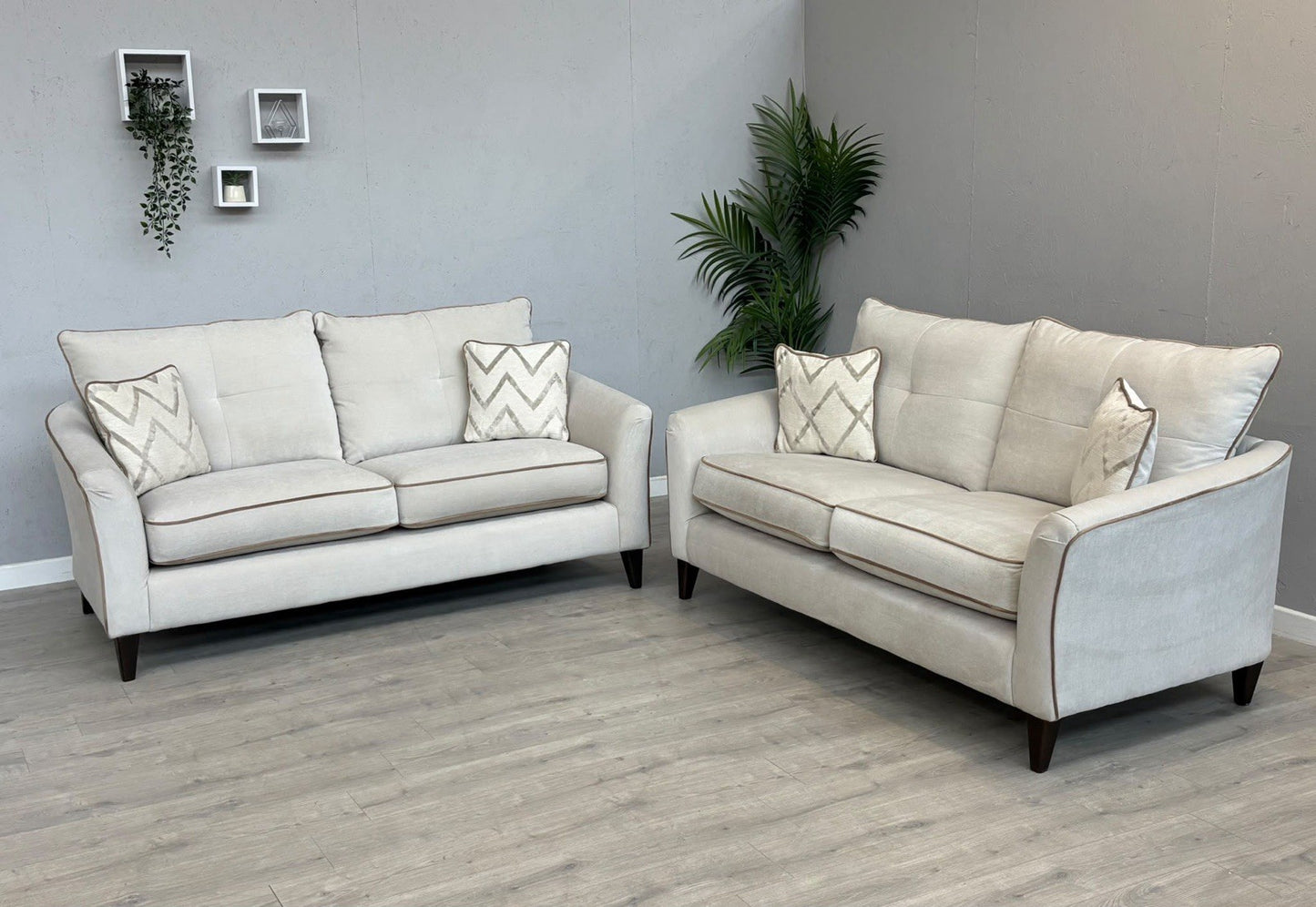 Furniture Village SOHO Fabric 3 + 3 Seater Sofa Set - RRP £2790