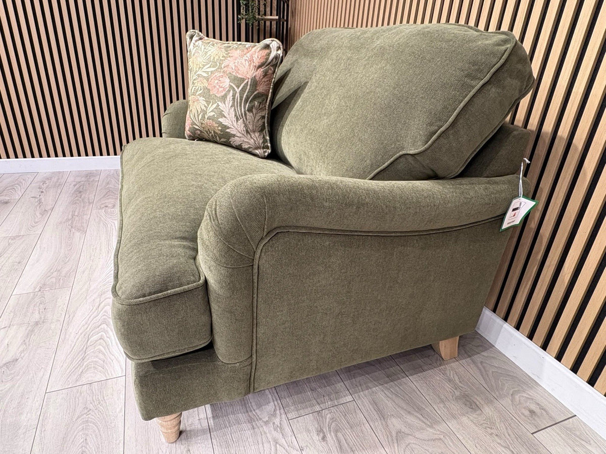 Laura Ashley HERITAGE Style Fabric Love Chair / Armchair - RRP £1,499